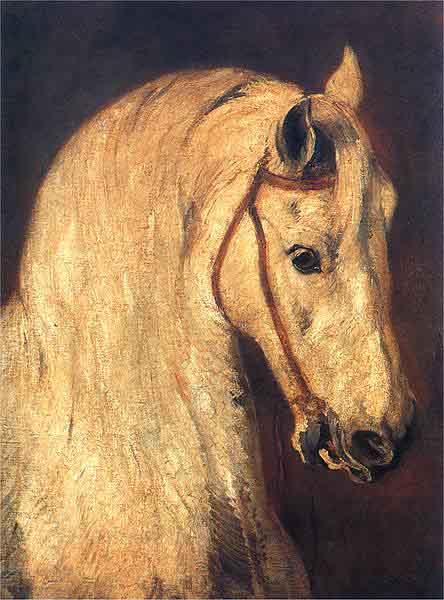 Piotr Michalowski Studium of Horse Head oil painting image